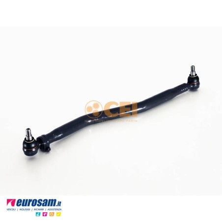 Tirante Longitudinale Sterzo Volvo FH12 FH16 FM NH | Lunghezza 877 mm Ø 50 mm