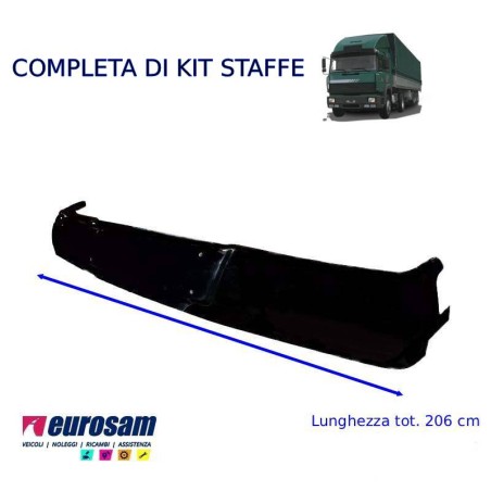 Kit Visiera Parasole Iveco TurboTech 190.26-38 330.30-36 | Plexiglass + Staffe | 206 cm