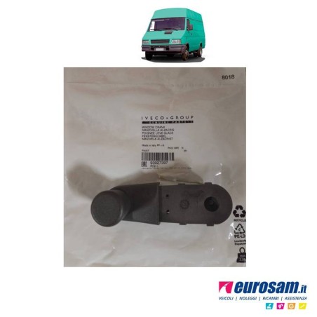 Maniglia Alzavetro Universale | Iveco Daily 1989-1999 | Senza Borchietta | 1 Pezzo