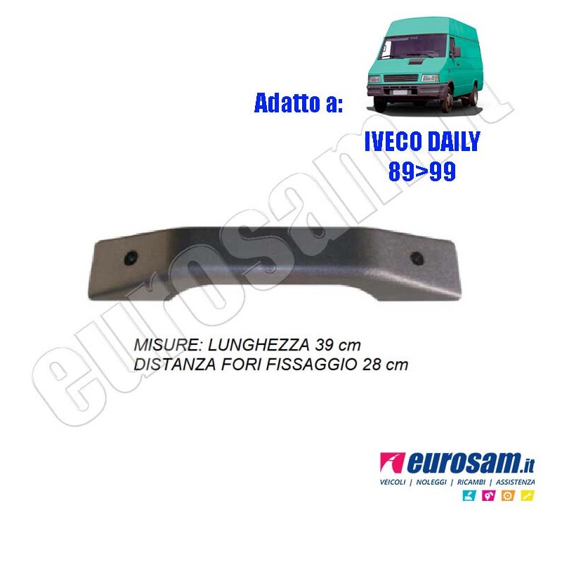 Maniglia Porta Interna Cabina Iveco Daily 1990-1999 | Lunghezza 39 cm | Interasse 28 cm