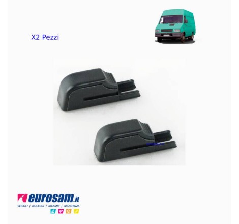 Coppia Pomelli Chiusura Porta Iveco Daily II 1989-1999 | 2 Pezzi DX/SX | Kit Bottoni Blocco