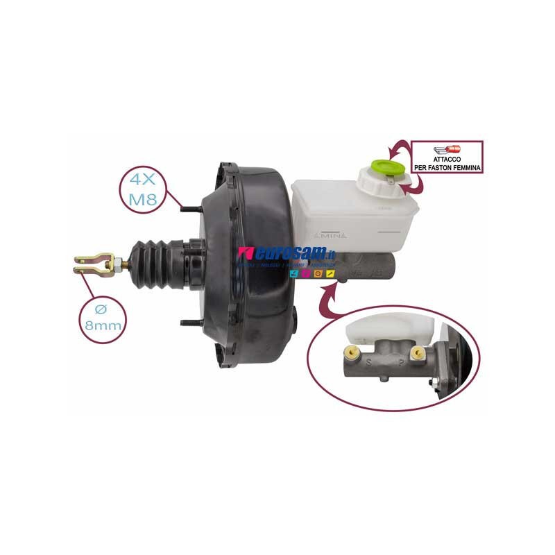 Servofreno Completo con Pompa e Vaschetta Iveco Daily 35.8 35.10 | Versione Unificata 4844302