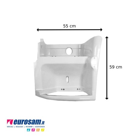 Pedana Salita Sinistra Renault New Premium | Bianco 389 | 590x550 mm