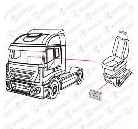 Sportello Vano Sottosedile Iveco Eurocargo Stralis Trakker - Origin...