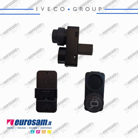 Interruttore comando specchi Iveco Eurocargo Tector Stralis Trakker Originale Iveco - Cod. 504267138