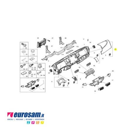 Sportello Cruscotto Lato Passeggero Iveco Eurocargo Tector - Origin...