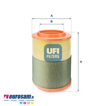 Filtro Aria UFI Filters per Iveco S-Way e Stralis Euro 6 | Qualità Premium Equivalente