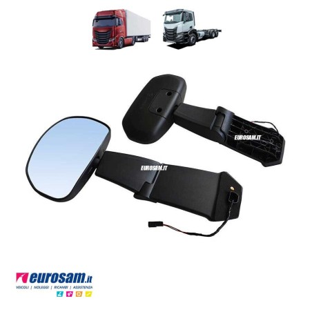 Specchio Frontale Anteriore Destro Completo per Iveco S-Way, T-Way, X-Way - Termico