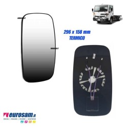 Vetro Specchio Retrovisore Nissan Cabstar NT400 Renault Maxity | Termico 12V | 296x158 mm
