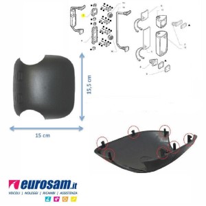 calotta nera specchio grandangolo modello donnely iveco gamma euro ...