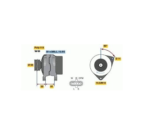 alternatore 24v - 70a...