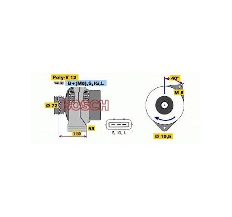 alternatore motore 24v -...