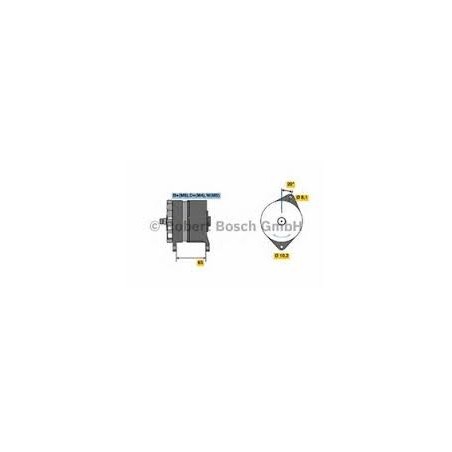 alternatore motore 24v - 80a autocarro renault agora - magnum - premium - kerax - midliner - midlum