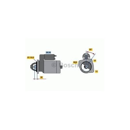motorino di avviamento 12v - 2,2 kw autocarro iveco daily