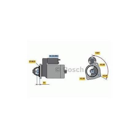 motorino di avviamento 24v - 4 kw autocarro iveco eurocargo