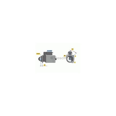 motorino di avviamento 24v - 4 kw autocarro iveco