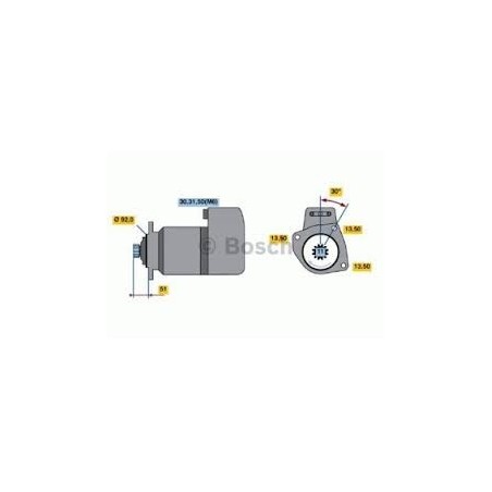motorino di avviamento 24v - 5,4 kw autocarro iveco