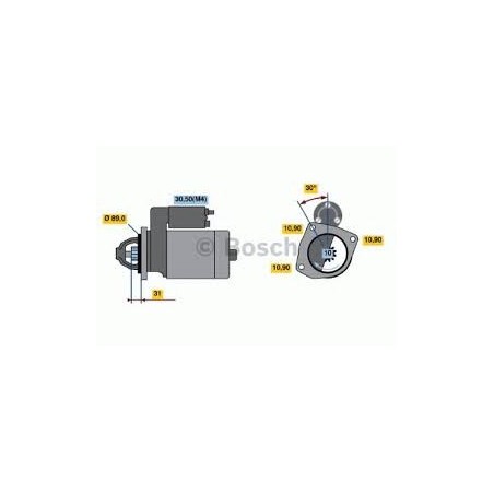 motorino di avviamento 24v - 4 kw autocarro man
