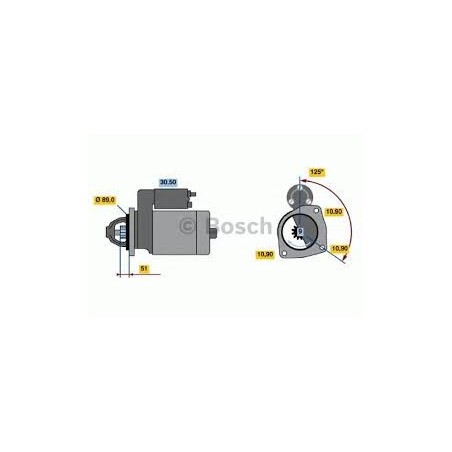 motorino di avviamento 24v - 6,6 kw volvo trucks