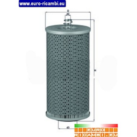 filtro olio per motore man