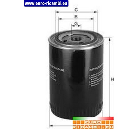 cartuccia filtro olio...