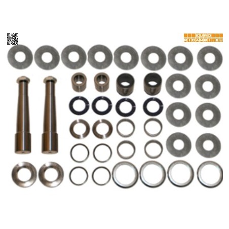 complessivo perni fusi con cuscinetti (due ruote) per daf 65cf, 75cf,85cf,95xf,cf65,cf75,cf95,xf105
