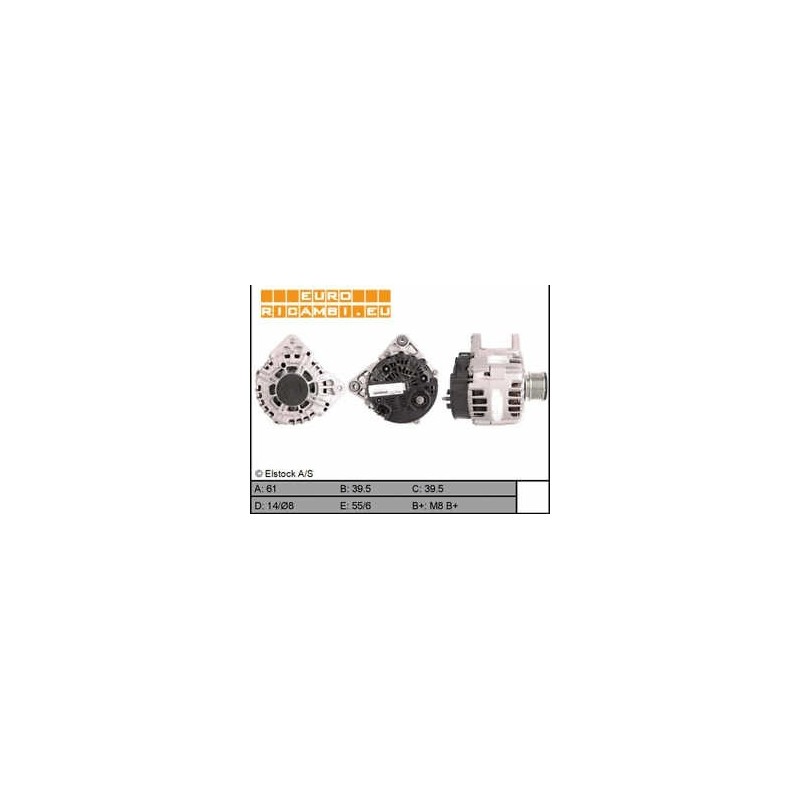 ALTERNATORE ORIGINALE VALEO RENAULT KANGOO-MEGANE-MODUS-CLIO
