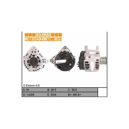 ALTERNATORE ORIGINALE VALEO RENAULT KANGOO-MEGANE-MODUS-CLIO
