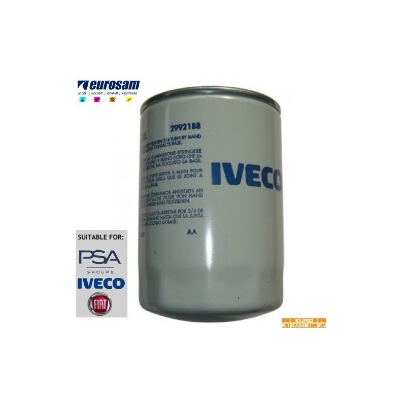 FILTRO OLIO ORIGINALE PER IVECO DAILY,FIAT DUCATO,CITROEN JUMPER,PEUGEOT BOXER