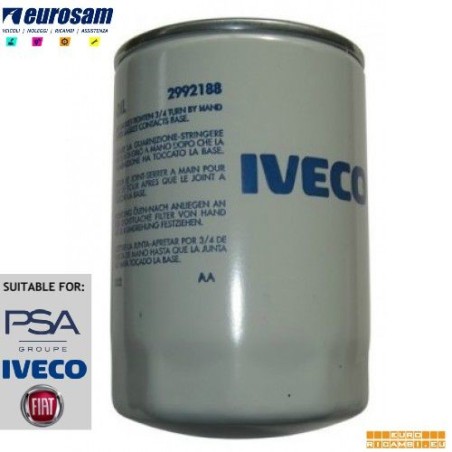 FILTRO OLIO ORIGINALE PER IVECO DAILY,FIAT DUCATO,CITROEN JUMPER,PEUGEOT BOXER