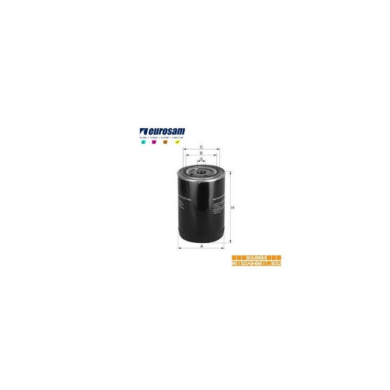 FILTRO OLIO PER IVECO DAILY,FIAT DUCATO,CITROEN JUMPER,PEUGEOT BOXER