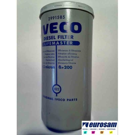 filtro gasolio per iveco stralis cursor euro 3 - originale