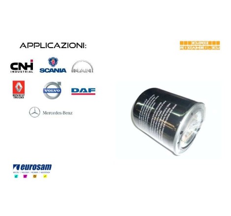 FILTRO ESSICCATORE ARIA PER IVECO,MAN,MERCEDES,RENAULT,DAF,SCANIA,VOLVO - ORIGINALE KNORR