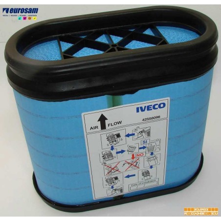 filtro aria per iveco tector restyling euro4 anno 2006 -originale