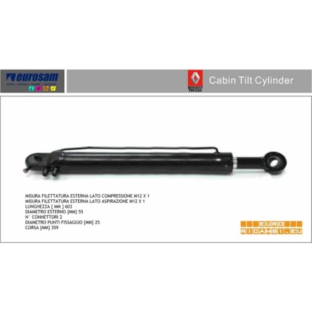 CILINDRO SOLLEVAMENTO CABINA RENAULT PREMIUM/KERAX