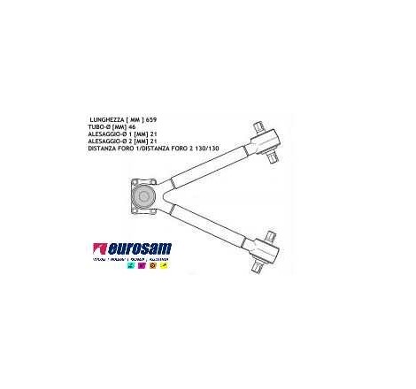 TRAPEZIO DI REAZIONE PER IVECO EUROCARGO TECTOR