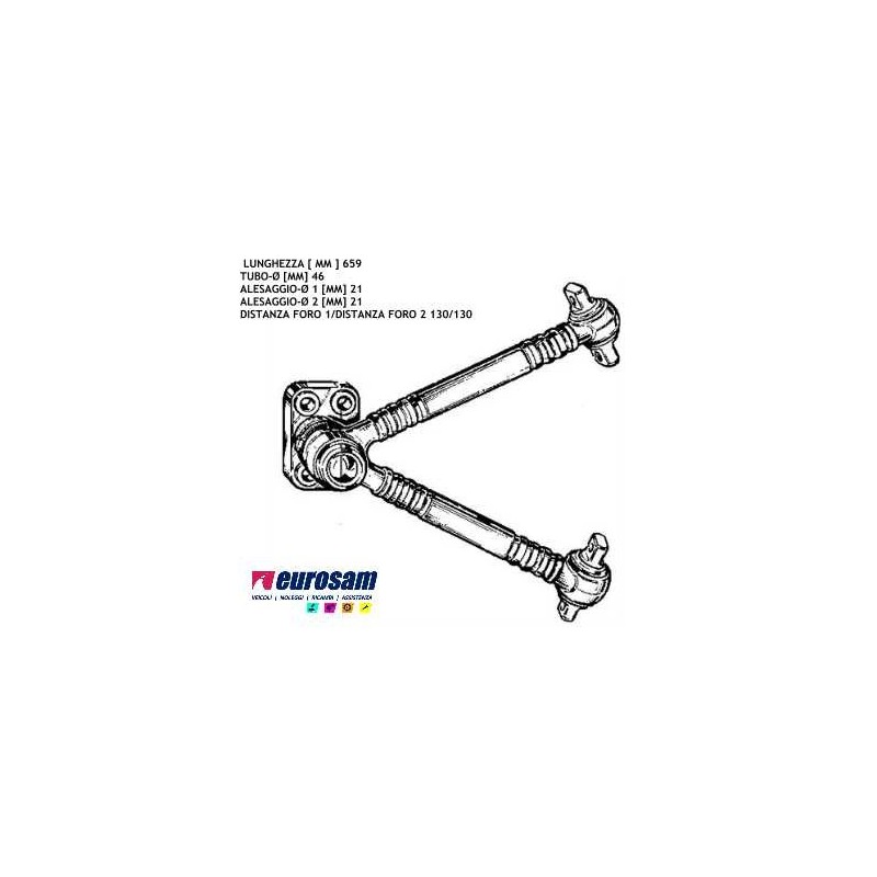 TRAPEZIO DI REAZIONE PER IVECO EUROCARGO TECTOR