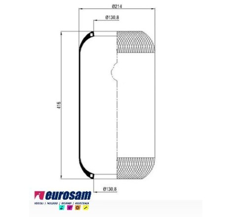 MOLLA ARIA PER IVECO/RENAULT/MAN/MERCEDES/ROR