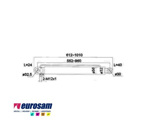 CILINDRO SOLLEVAMENTO CABINA SCANIA SERIE 3