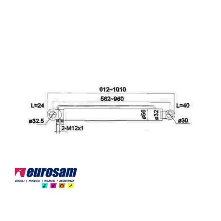 CILINDRO SOLLEVAMENTO CABINA SCANIA SERIE 3