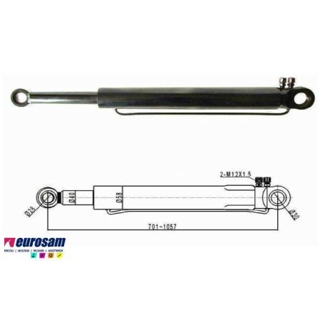 CILINDRO SOLLEVAMENTO CABINA SCANIA SERIE P,G,R,T