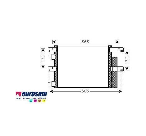 CONDENSATORE ARIA CONDIZIONATA IVECO EUROCARGO