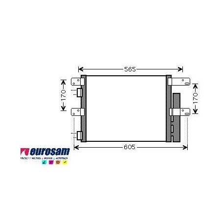 CONDENSATORE ARIA CONDIZIONATA IVECO EUROCARGO