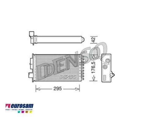 RADIATORE RISCALDAMENTO IVECO EUROCARGO