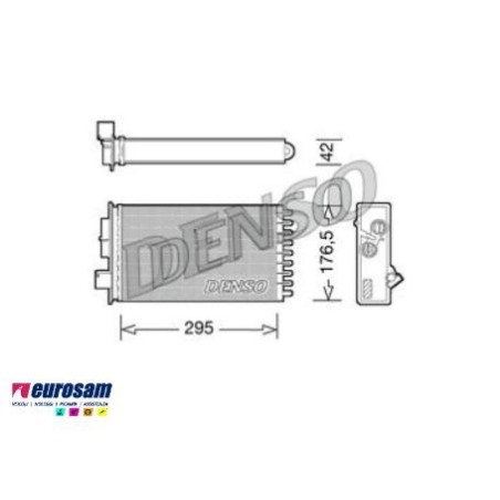RADIATORE RISCALDAMENTO IVECO EUROCARGO