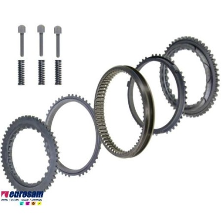 kit sincronizzatore 1-2 marcia cambio meccanico zf ecosplit