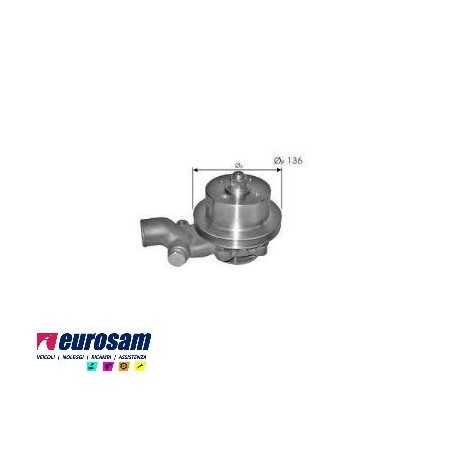 pompa acqua motore per iveco 8220.32 - 671.24