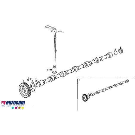 albero distribuzione motore iveco