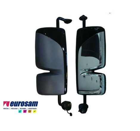 BRACCIO SPECCHIO RETROVISORE DX COMPLETO ELETTRICO MERCEDES ACTROS MP2