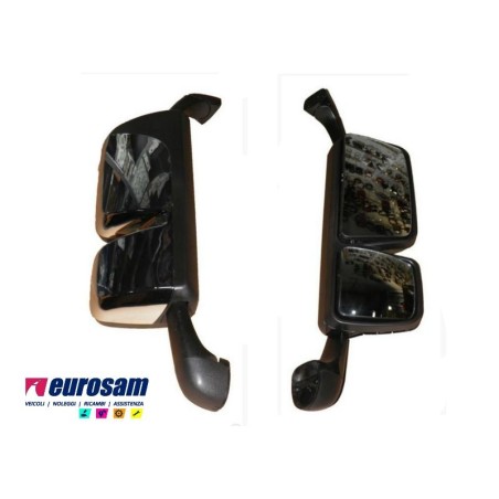 BRACCIO SPECCHIO RETROVISORE  DX COMPLETO CROMATO MERCEDES ACTROS MP3